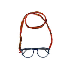 Load image into Gallery viewer, IRIS GLASS / SUNGLASS NECKLACE MACRAMÉ MIX
