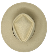 Load image into Gallery viewer, LOVELY BIRD  SAN PANCHO PACKABLE STRAW FEDORA
