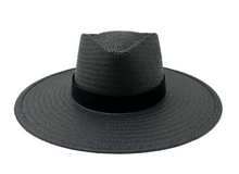 Load image into Gallery viewer, LOVELY BIRD  SAN PANCHO PACKABLE STRAW FEDORA
