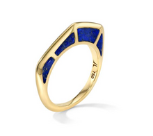Load image into Gallery viewer, ANDY LIF 18K GOLD COBRA WITH STONE  INLAY

