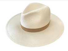 Load image into Gallery viewer, LOVELY BIRD SAN SEBASTIAN PACKABLE TRAVEL FOLDABLE STRAW FEDORA HAT
