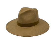 Load image into Gallery viewer, LOVELY BIRD SAN SEBASTIAN PACKABLE TRAVEL FOLDABLE STRAW FEDORA HAT
