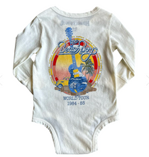 Load image into Gallery viewer, BEACH BOYS VINTAGE WHITE ORGANIC LONG SLEEVE ONESIE

