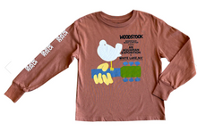Load image into Gallery viewer, WOODSTOCK RUST ORGANIC LONG SLEEVE TEE
