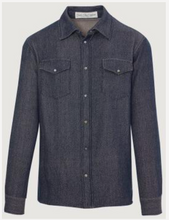 Load image into Gallery viewer, GODS TRUE CASHMERE DENIM WITH LABRADORITE BUTTON
