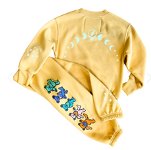 Load image into Gallery viewer, ROWDY SPROUT SUNSET YELLOW GRATEFUL DEAD CREWNECK SWEATSHIRT
