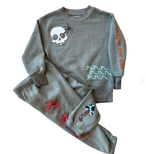 Load image into Gallery viewer, ROWDY SPROUT DUSTY OLIVE FOLLOW THE SUN CREWNECK SWEATSHIRT
