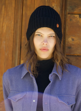 Load image into Gallery viewer, GODS TRUE CASHMERE BLACK MOLLY HOGAN BEANIE
