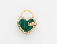Load image into Gallery viewer, JAMES BANKS MINI HEART PADLOCK
