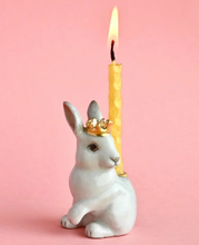 Load image into Gallery viewer, CAMP HOLLOW PORCELAIN ANIMAL CAKE TOPPERS / CANDLE HOLDER
