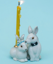 Load image into Gallery viewer, CAMP HOLLOW PORCELAIN ANIMAL CAKE TOPPERS / CANDLE HOLDER
