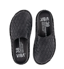 Load image into Gallery viewer, VIBA ROMA WOVEN LEATHER SLIDES
