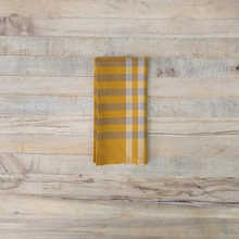 Load image into Gallery viewer, GRID CHECKER NAPKIN PAIR OF TWO
