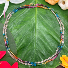 Load image into Gallery viewer, LONG RAINBOW LEI 42"-46"
