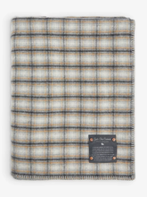 Load image into Gallery viewer, GOD'S TRUE CASHMERE BLANKET ELEGANT NEUTRAL TARTAN

