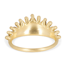 Load image into Gallery viewer, POLLY WALES COGNAC DIAMOND GARDENIA PETAL RING
