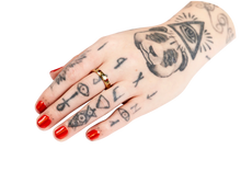 Load image into Gallery viewer, POLLY WALES HARLEQUIN CELESTE RING NARROW
