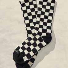 Load image into Gallery viewer, CHECKER COTTON SOCKS ADULTS
