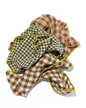 Load image into Gallery viewer, MIXED COOKIE NAPKIN SET OF SIX CHECKER
