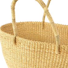 Load image into Gallery viewer, NATURAL PETITE SHOPPER TOTE BAG
