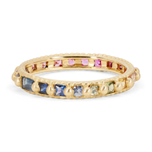 Load image into Gallery viewer, POLLY WALES Rainbow Mixed Cut Ramona Ring
