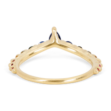 Load image into Gallery viewer, POLLY WALES DANUBE BLUE RAINBOW FADE PETAL BAND
