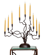 Load image into Gallery viewer, IRON HANDMADE MENORAH
