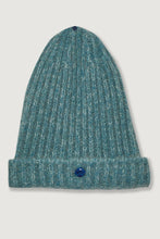 Load image into Gallery viewer, GOD'S TRUE CASHMERE TEAL BEANIE
