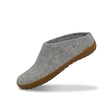 Load image into Gallery viewer, GLERUPS SLIP-ON WITH NATURAL RUBBER SOLE - HONEY - GREY
