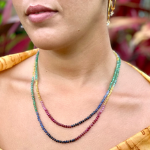 Load image into Gallery viewer, LONG RAINBOW LEI 42"-46"
