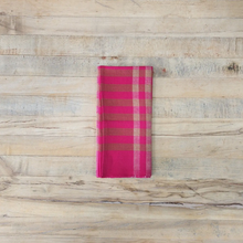Load image into Gallery viewer, GRID CHECKER NAPKIN PAIR OF TWO
