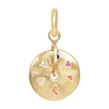 Load image into Gallery viewer, POLLY WALES RAINBOW SAND DOLLAR SPINNER CHARM
