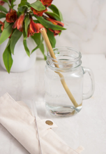 Load image into Gallery viewer, BROOKLYN MADE NATURAL Bamboo Utensil Set, Zero Waste, Straw Fork Knife Spoon
