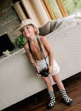 Load image into Gallery viewer, CHECKER COTTON SOCKS KIDS
