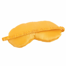 Load image into Gallery viewer, EL COSMICO SLEEP MASK SUNSHINE SILK WITH CHAIN-STITCHED EYE
