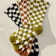 Load image into Gallery viewer, CHECKER COTTON SOCKS ADULTS
