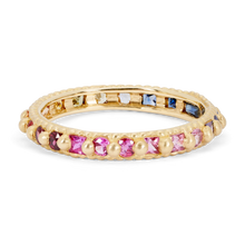 Load image into Gallery viewer, POLLY WALES Rainbow Mixed Cut Ramona Ring
