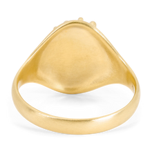 Load image into Gallery viewer, POLLY WALES Green Lotus Signet Ring
