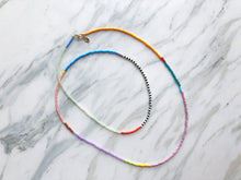 Load image into Gallery viewer, RANGI NECKLACE THIN SINGLE BEAD STRAND LONG AND CHOKER
