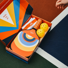 Load image into Gallery viewer, PICKLEBALL SET OF TWO PADDLES, TWO PICKLEBALLS, TWO SWEATBANDS...
