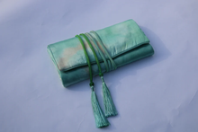 Load image into Gallery viewer, HAND DYED SILK JEWELRY ROLLS CASE
