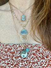 Load image into Gallery viewer, MAURA GREEN LUMINESCENT SCARAB BEETLE CHARM
