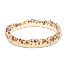 Load image into Gallery viewer, POLLY WALES Rainbow Constellation Ring SIZE 9.5 18k Yellow Gold RAINBOW SAPPHIRES
