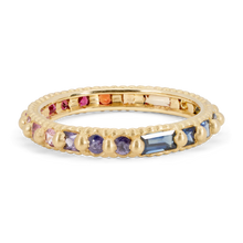 Load image into Gallery viewer, POLLY WALES Rainbow Mixed Cut Ramona Ring
