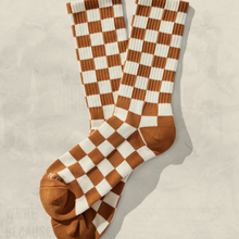 Load image into Gallery viewer, CHECKER COTTON SOCKS ADULTS
