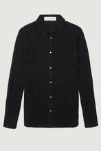 Load image into Gallery viewer, GODS TRUE CASHMERE BLACK GAUZE WITH BLACK SUNSTONE SNAPS
