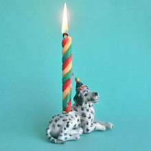 Load image into Gallery viewer, CAMP HOLLOW PORCELAIN ANIMAL CAKE TOPPERS / CANDLE HOLDER
