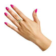 Load image into Gallery viewer, POLLY WALES Green Lotus Signet Ring
