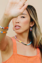 Load image into Gallery viewer, CUERDA CHOKER NECKLACE ONE OF A KIND JAPANESE GLASS BEAD CHOKER NECKLACE
