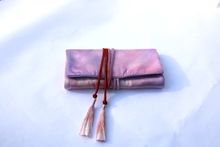 Load image into Gallery viewer, HAND DYED SILK JEWELRY ROLLS CASE
